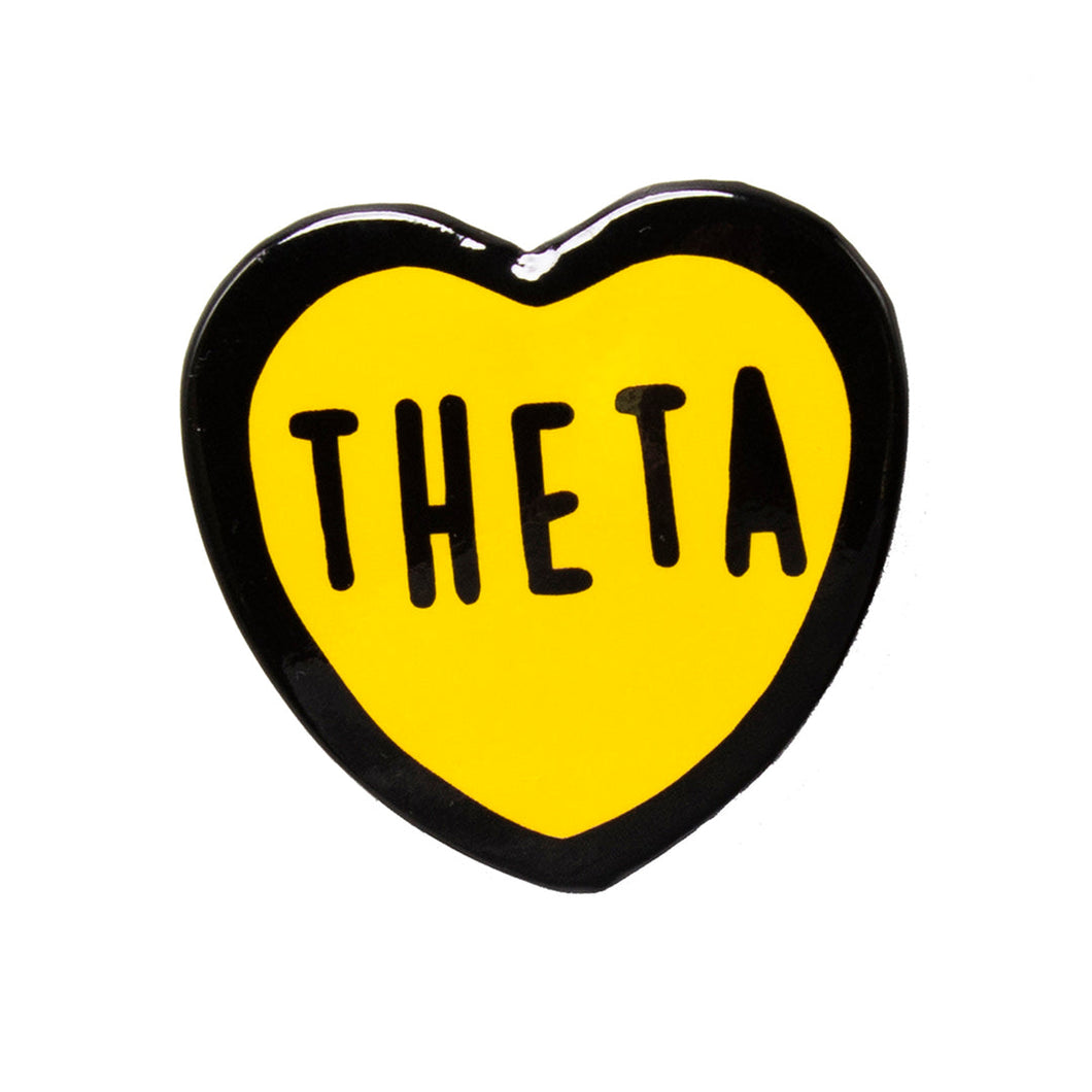 Sweetheart Button- Kappa Alpha Theta