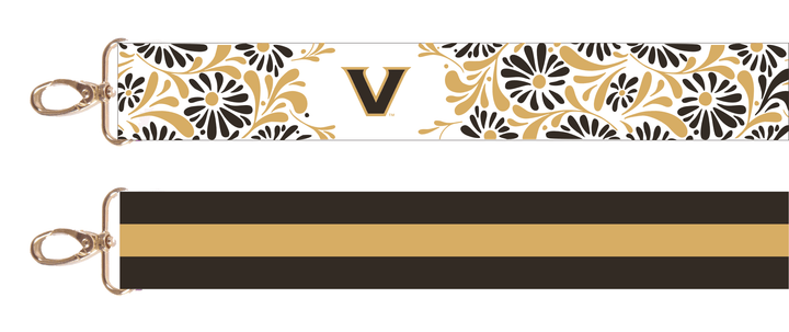 Floral Purse Strap- Vanderbilt