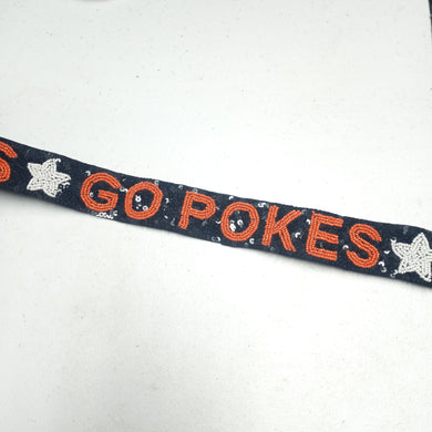 Sequin and Bead Strap- Go Pokes