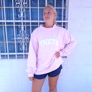 French Terry Mock Neck- Kappa Alpha Theta