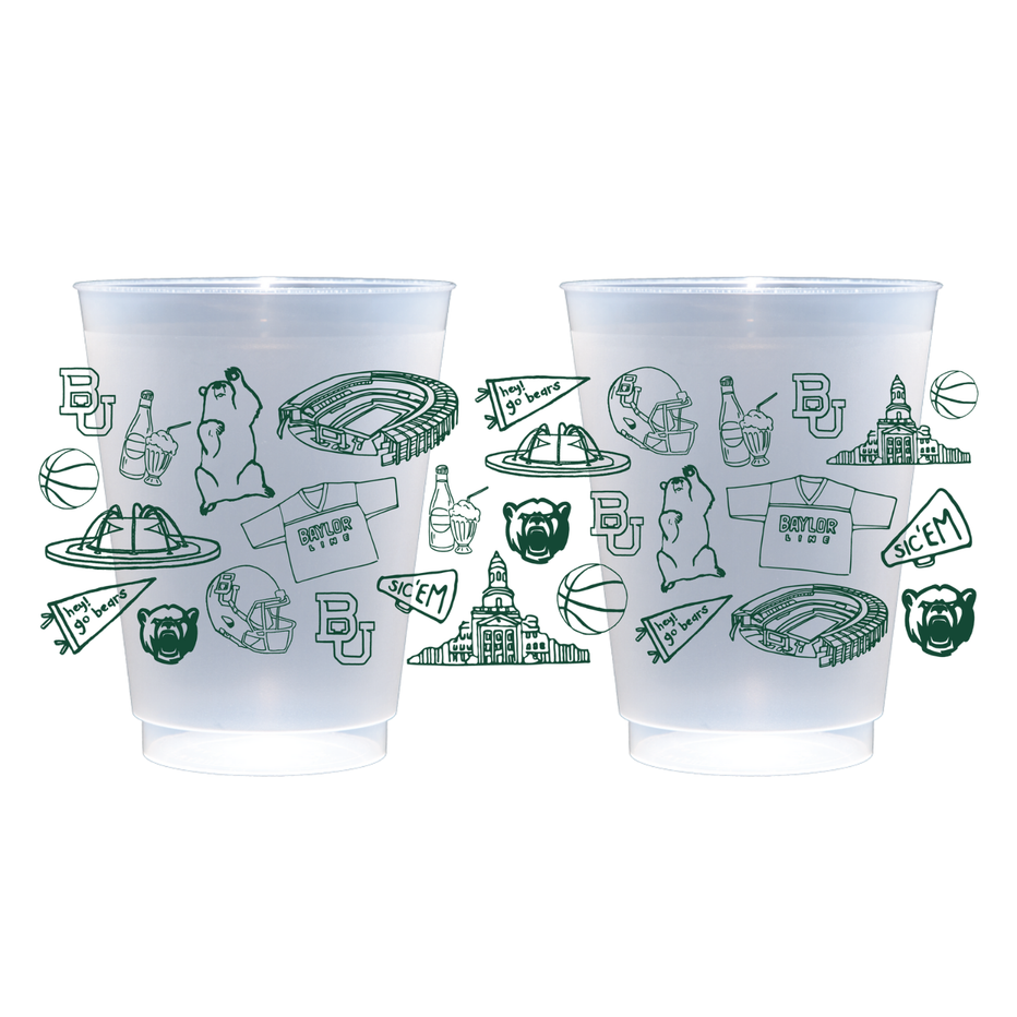 Shatterproof Cups- Baylor