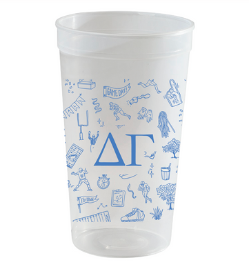 Football Stadium Cup- Delta Gamma