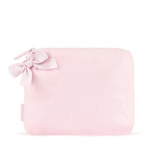 Waterproof Zip Pouch- Ballet Pink Bow