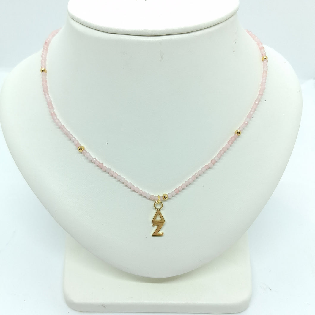 'Gemstone' Necklace- Delta Zeta