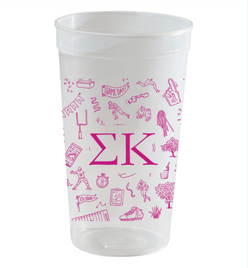 Football Stadium Cup- Sigma Kappa