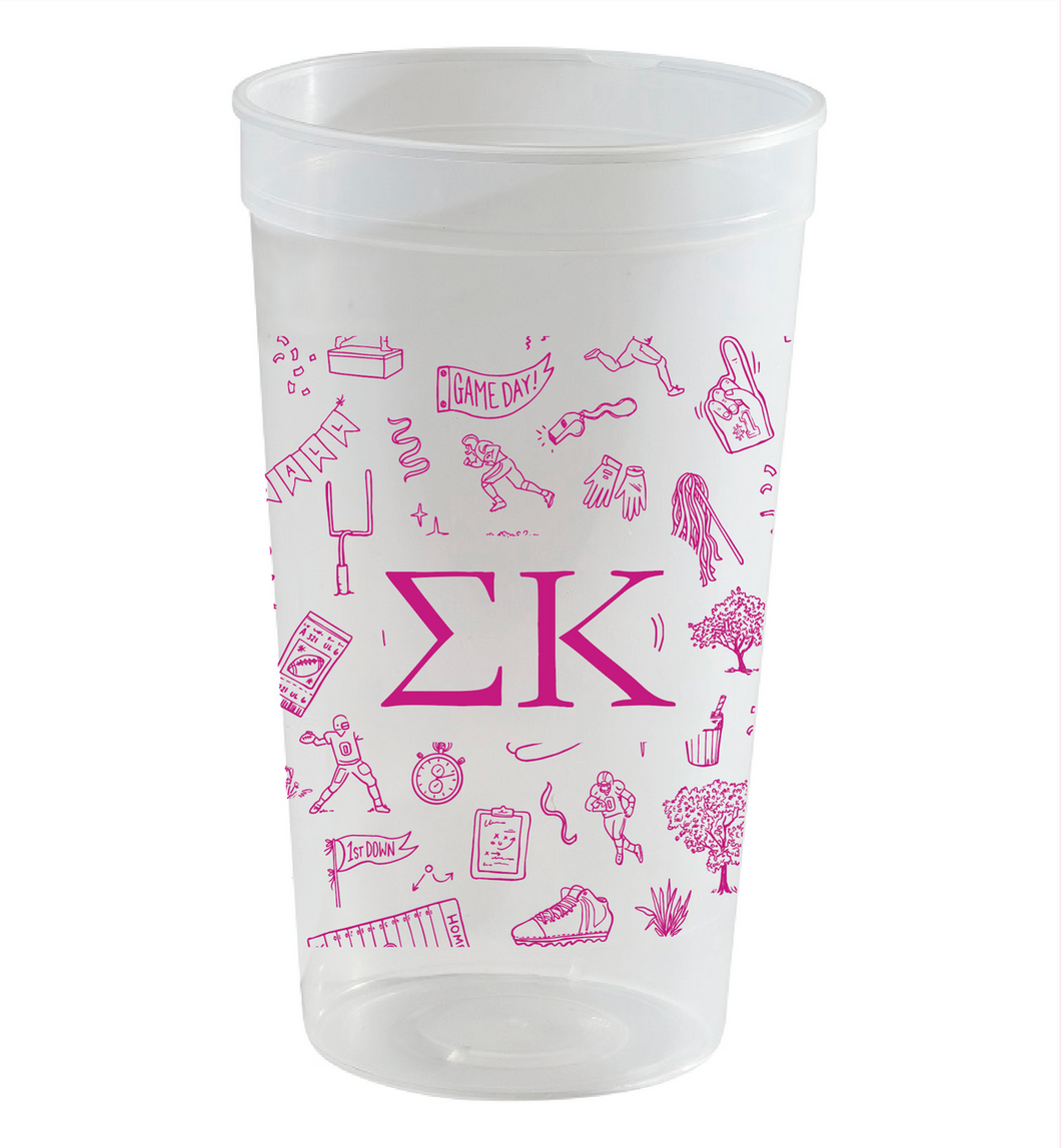 Football Stadium Cup- Sigma Kappa
