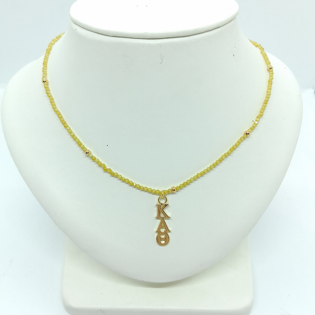 'Gemstone' Necklace- Kappa Alpha Theta