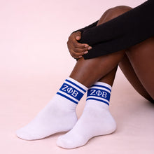 Retro Stripe Socks- Zeta Phi Beta