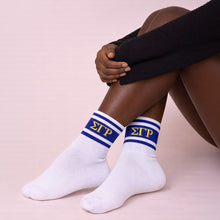 Retro Stripe Socks- Sigma Gamma Rho