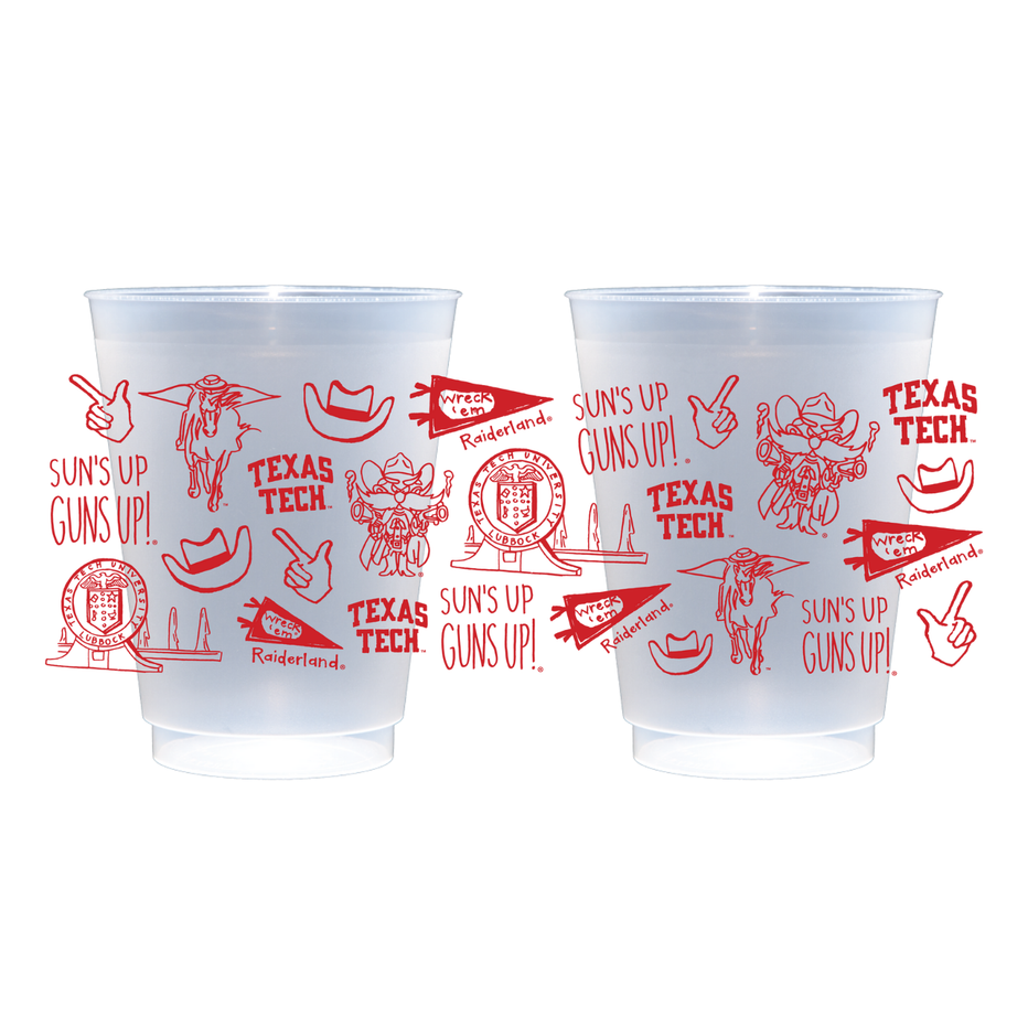 Shatterproof Cups- Texas Tech