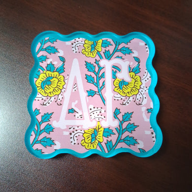 Block Acrylic Coaster- Delta Gamma
