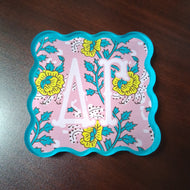 Block Acrylic Coaster- Delta Gamma