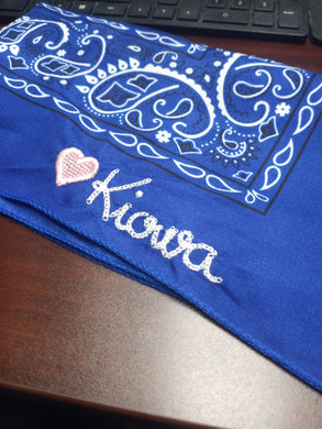 Camp Bandana- Kiowa Embroidered
