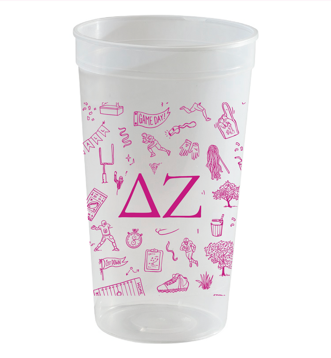 Football Stadium Cup- Delta Zeta
