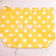 Coated Cosmetic Bag- Kappa Alpha Theta