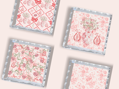 Scalloped Tray- Alpha Chi Omega