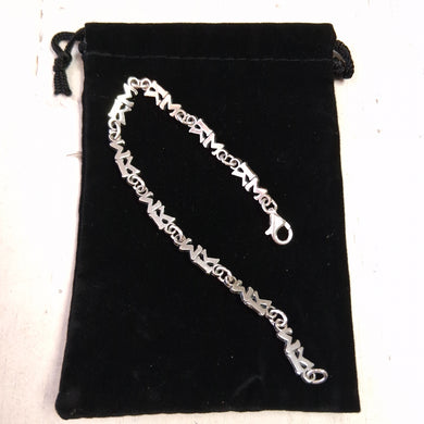 Silver Link Bracelet - Sigma Kappa