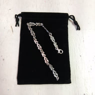Silver Link Bracelet - Kappa Alpha Theta