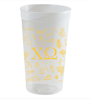 Football Stadium Cup- Chi Omega