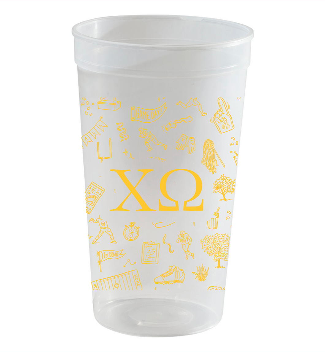 Football Stadium Cup- Chi Omega