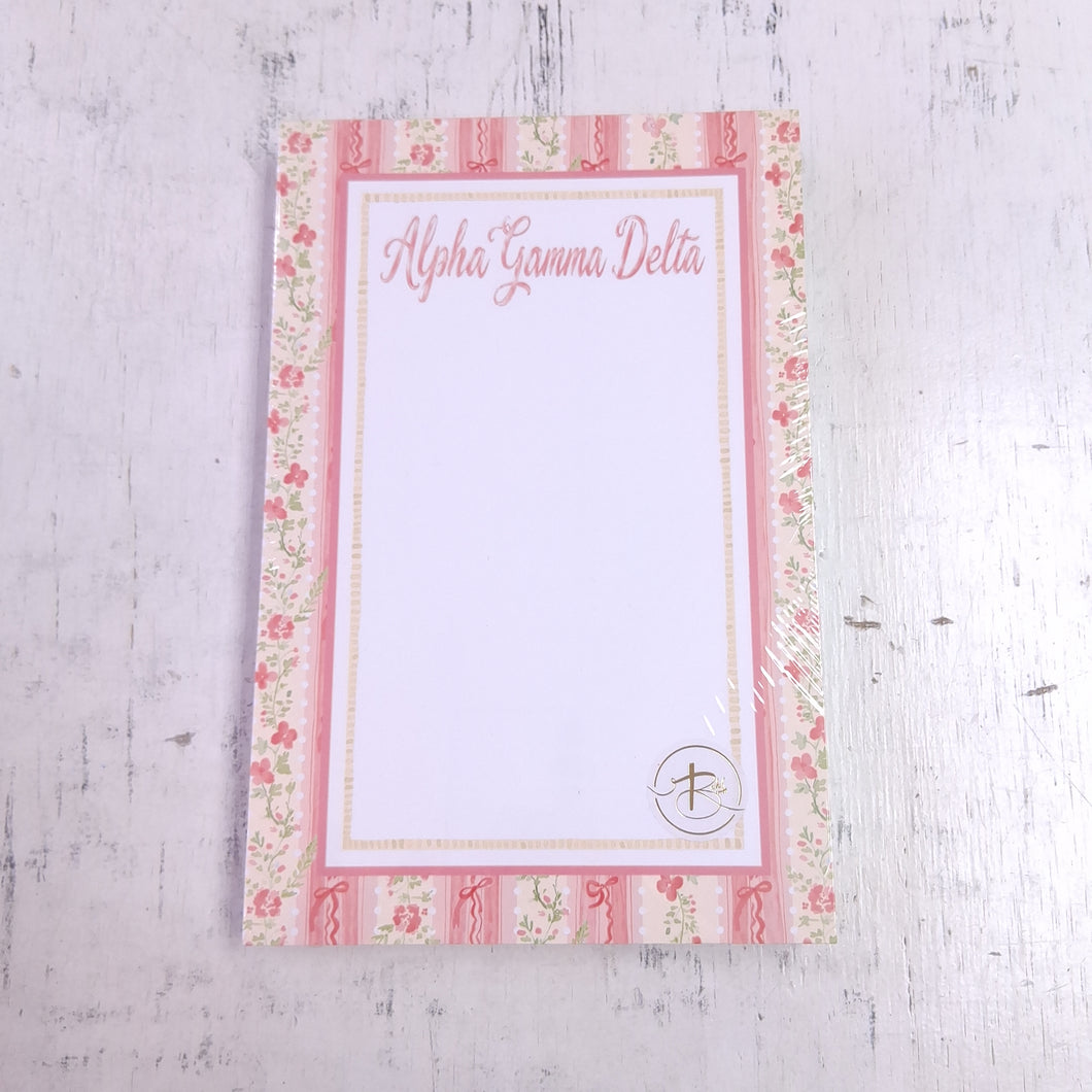 Grandmillenial Notepad- Alpha Gamma Delta