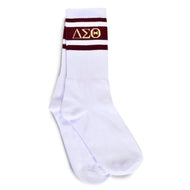 Retro Stripe Socks- Delta Sigma Theta