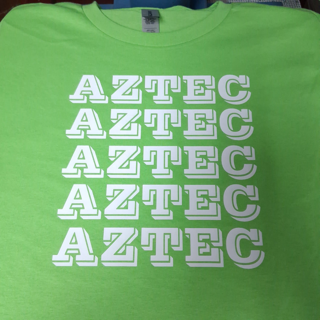 Multi-Line Tribe Tee- Aztec
