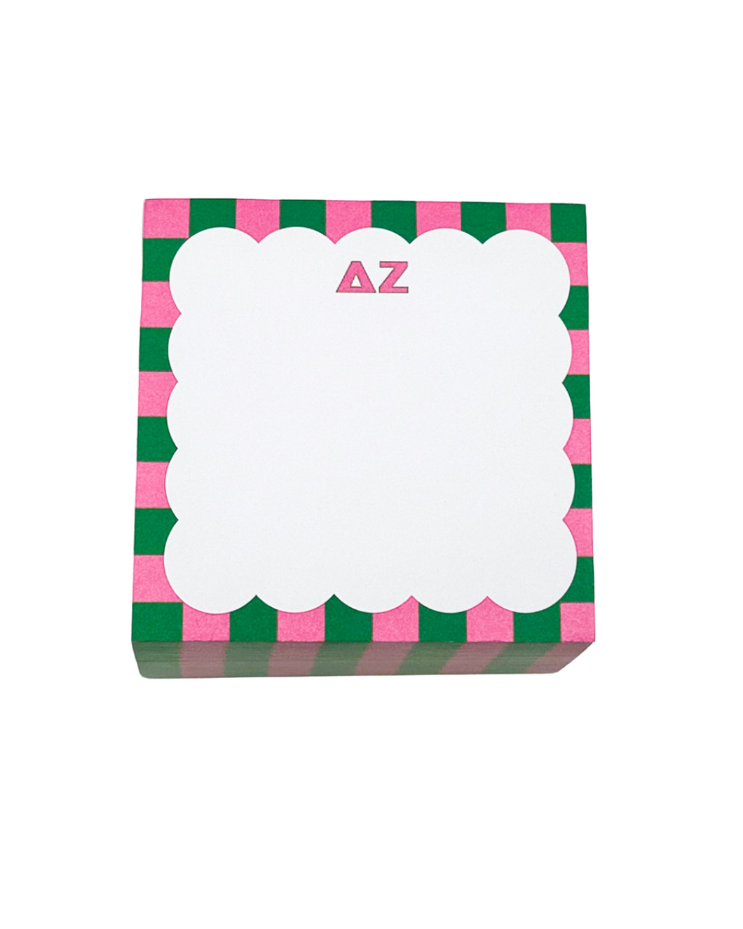 Scalloped Note Cube- Delta Zeta