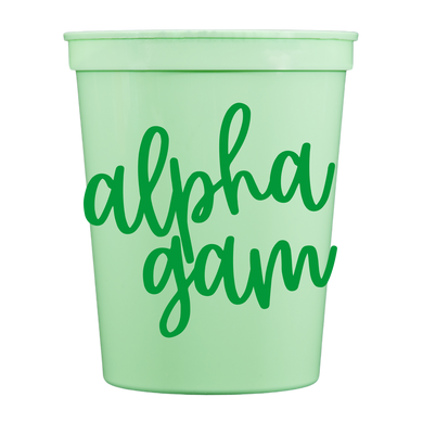Colored Cups- Alpha Gamma Delta