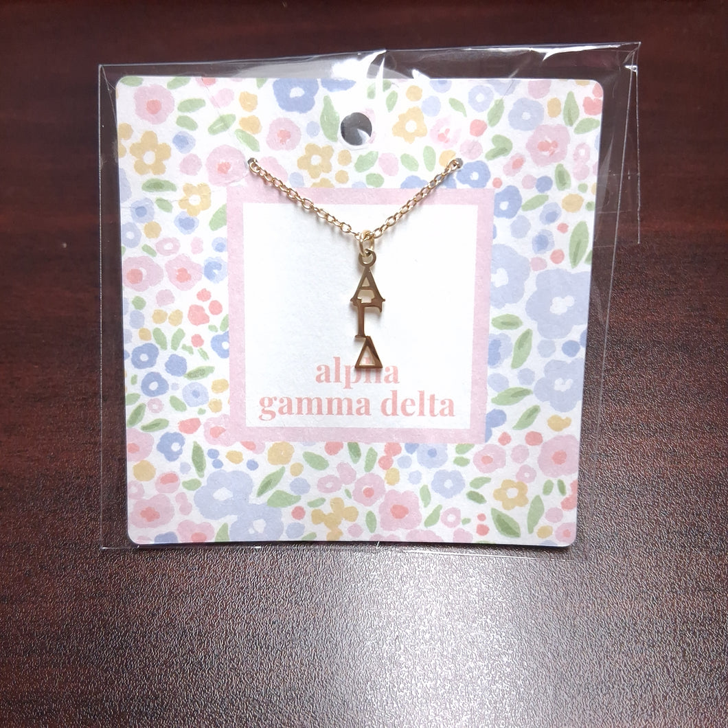Lavaliere Pendant- Alpha Gamma Delta