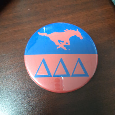 Pony Logo Button- Delta Delta Delta
