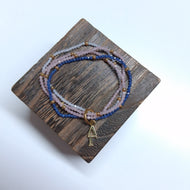 'Gemstone' Bead Bracelet- Delta Gamma