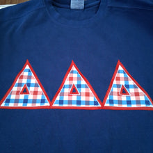 Red and Blue Gingham Style Sweatshirt