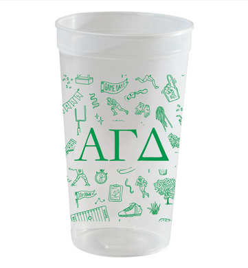 Football Stadium Cup- Alpha Gamma Delta