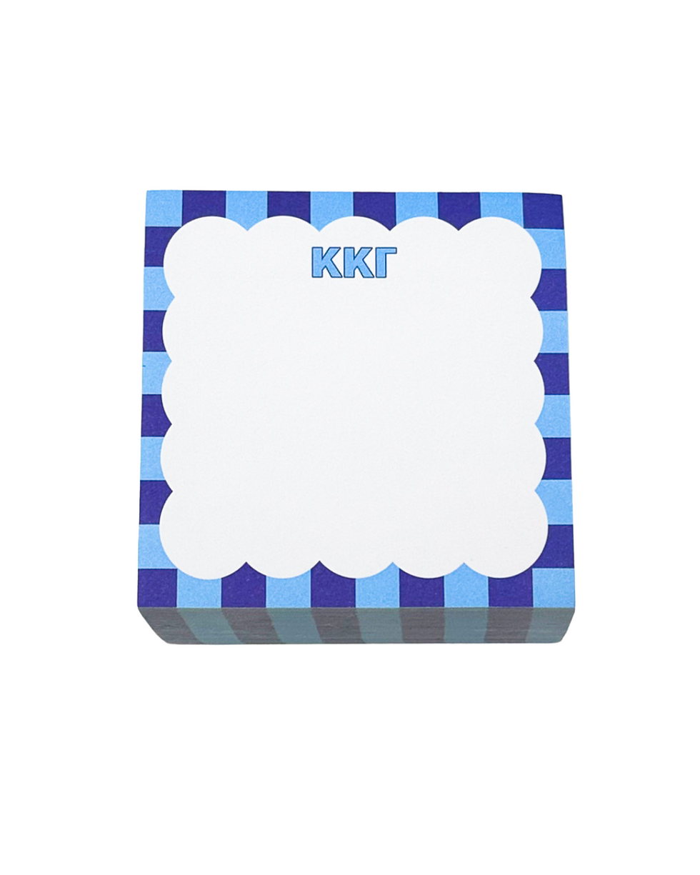 Scalloped Note Cube- Kappa Kappa Gamma