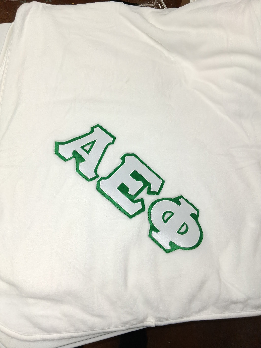 Plush Fleece Blanket- Alpha Epsilon Phi