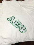 Plush Fleece Blanket- Alpha Epsilon Phi