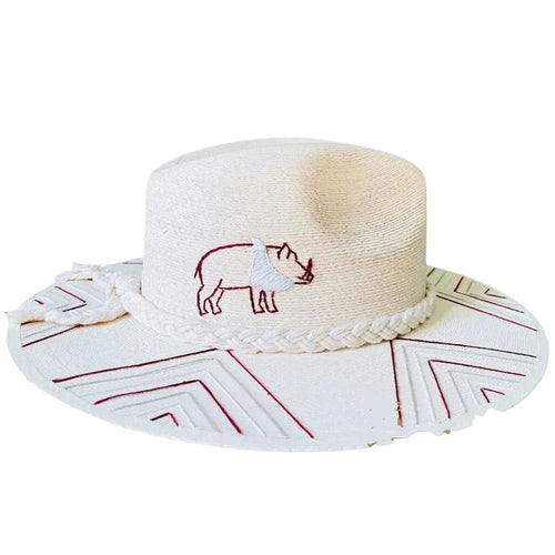PREORDER Gameday Straw Hat- Arkansas