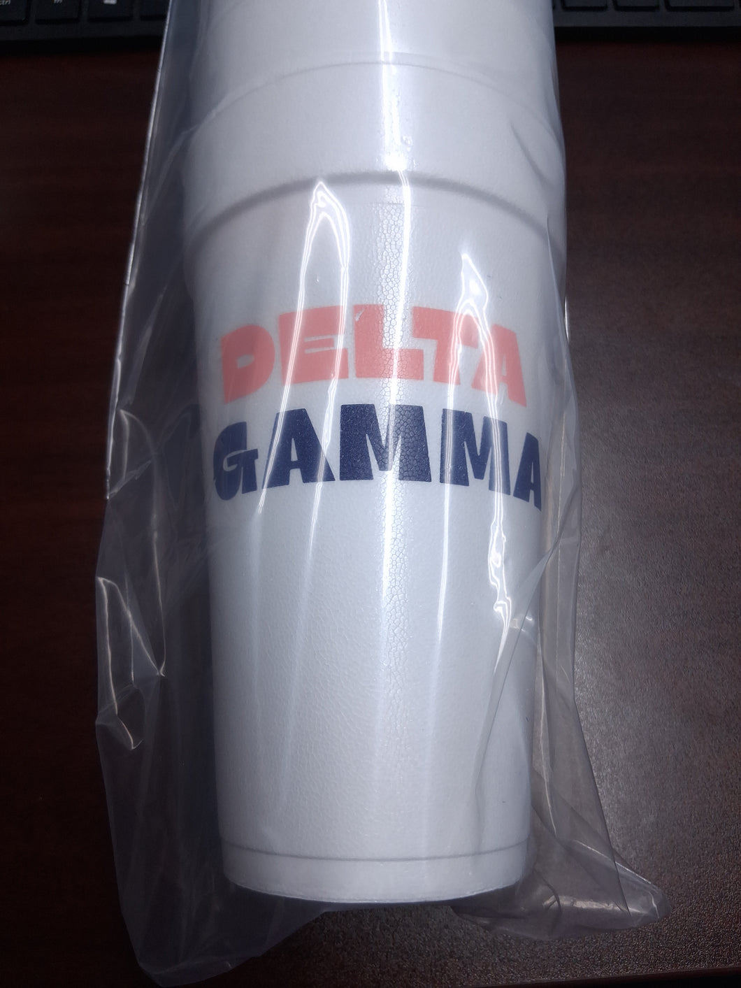 Multi-Color Styrofoam Cups- Delta Gamma
