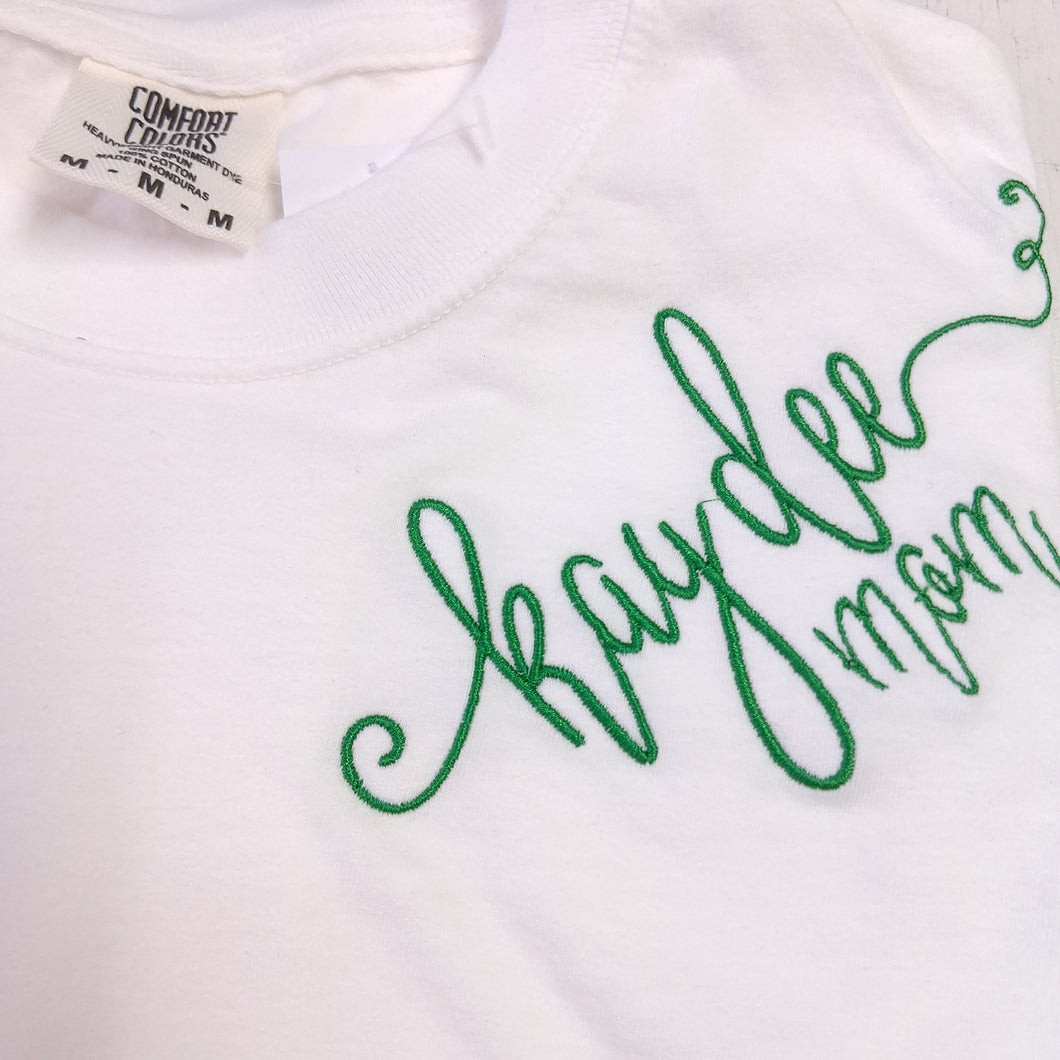 Script Monogram Tshirt- Kappa Delta Mom