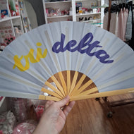 Sorority Party Fan-Delta Delta Delta