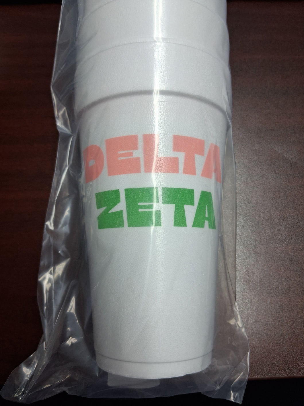 Multi-Color Styrofoam Cups- Delta Zeta