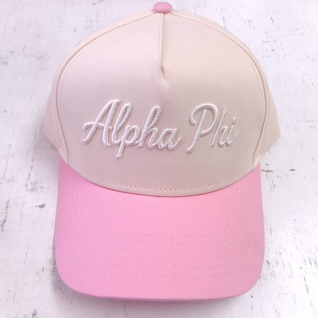 3D Embroidered Hat- Alpha Phi