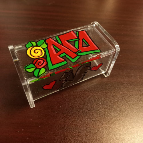 Hinged Acrylic Box - Alpha Gamma Delta