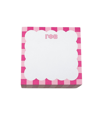 Scalloped Note Cube- Gamma Phi Beta