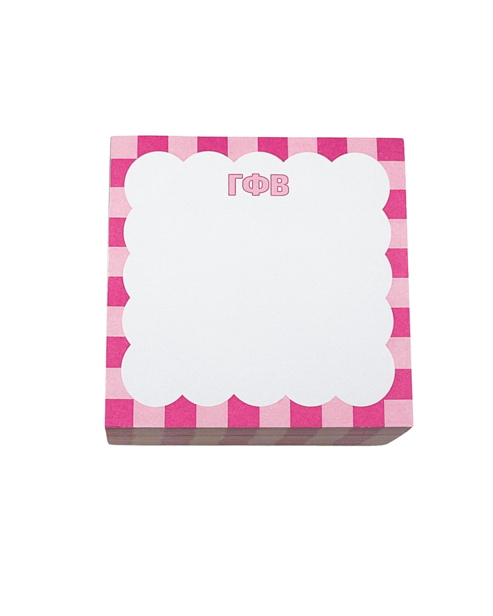 Scalloped Note Cube- Gamma Phi Beta