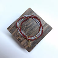 'Gemstone' Bead Bracelet- Alpha Phi