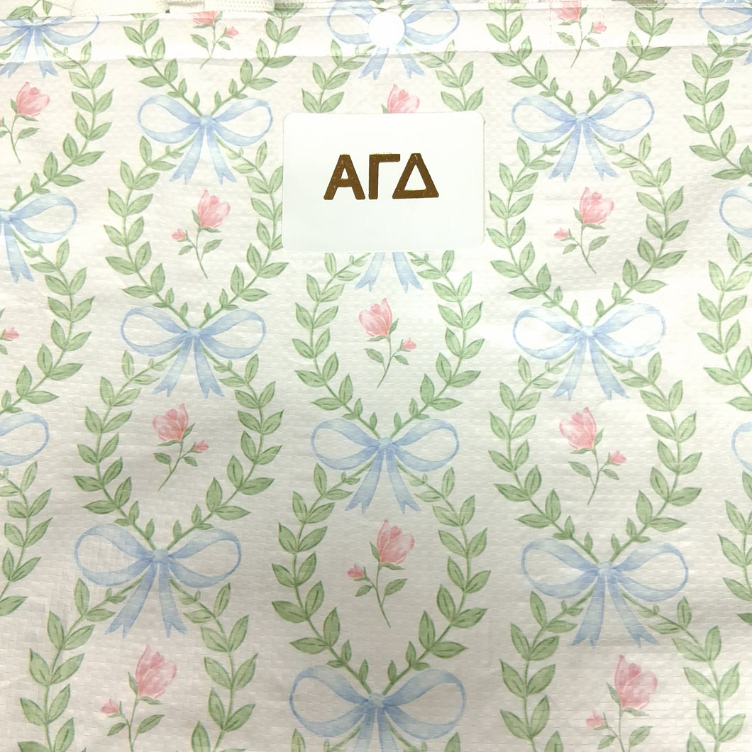 Insulated Tote- Alpha Gamma Delta