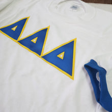 Contrast Trim Stitch Jersey Shirt- Delta Delta Delta