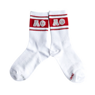Retro Stripe Socks- Alpha Phi